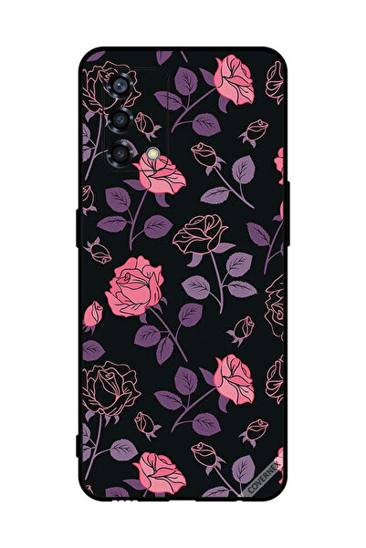 Covernex غطاء حماية لهاتف Oppo Reno6 Lite - رسم زهور