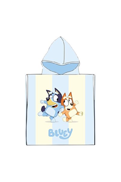 bluey Παιδική πετσέτα μπάνιου, τύπου πόντσο, 100% βαμβάκι, πολύχρωμη, 55x110 ...