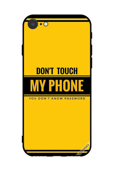 Covernex Protective Case Cover For Apple iPhone SE (2022) Don't Touch My Phon...