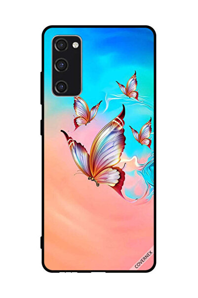 Covernex غطاء حماية لهاتف سامسونج جالاكسي S20 FE 5G، فراشات تحلق فوق الطلاء