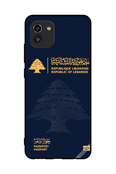 Covernex غطاء حماية لهاتف سامسونج جالاكسي A03 جواز سفر لبناني