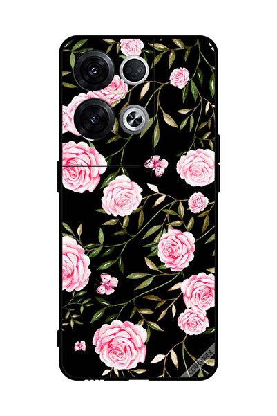 Covernex غطاء حماية لهاتف Oppo Reno8 Pro+ ورود في باقات من الأوراق الصغيرة