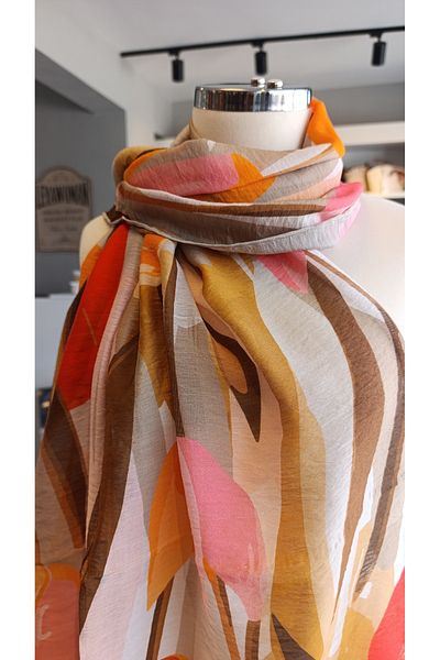 La Boutique Eşarp La Bouti̇que 100% Bamboo Summer Series Shal