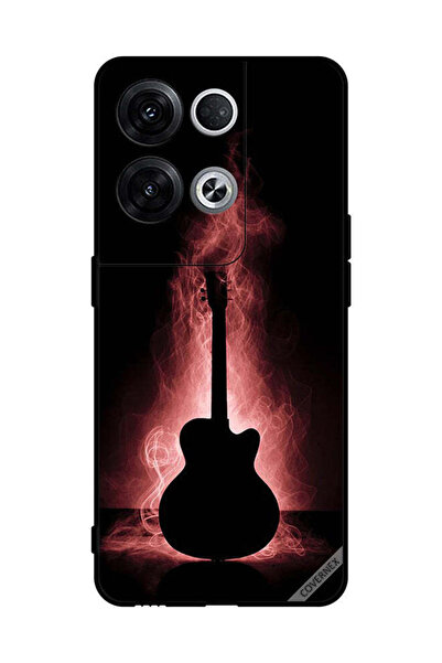Covernex غطاء حماية لهاتف Oppo Reno8 Pro+ بتصميم انعكاس الجيتار في الظلام
