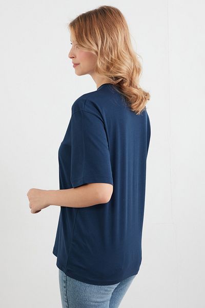 Fulla Moda Basic Oversize Crew Neck T-Shirt