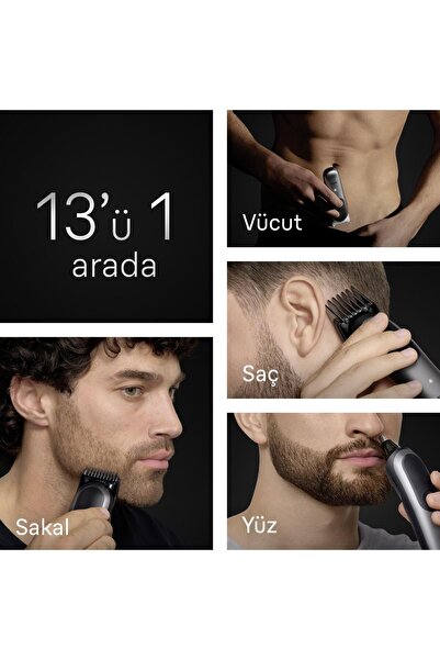 Braun Hepsi Bir Arada Series 7, 13'ü 1 arada Tıraş Kiti, ProBlade, AutoSense, AIO7560