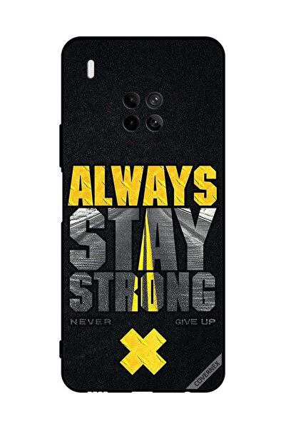 Covernex غطاء حماية لهاتف هواوي Y9A - ابق قويًا دائمًا ولا تستسلم أبدًا