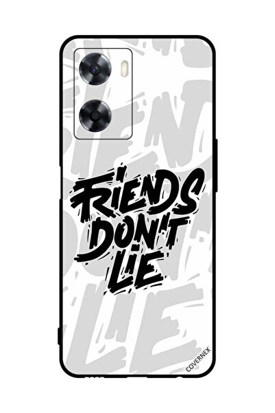 Covernex غطاء حماية لهاتف Oppo A77 4G - الخط العربي - الأصدقاء لا يكذبون