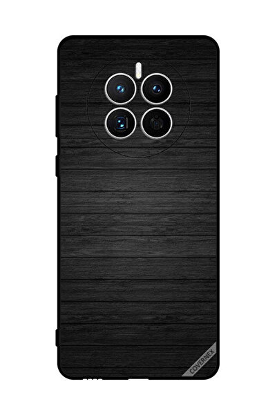Covernex غطاء حماية لهاتف هواوي ميت 50 بنمط خشبي داكن