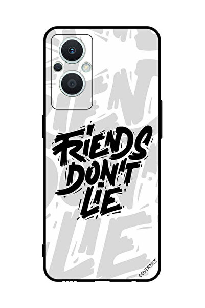 Covernex غطاء حماية لهاتف Oppo Reno 7 Lite - الخط العربي - الأصدقاء لا يكذبون