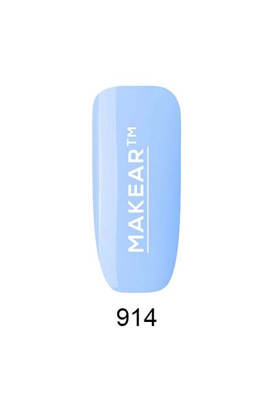 Makeart Baby Lac de unghii semipermanent Special Edition Makear, 914 albastru deschis, 8 ml