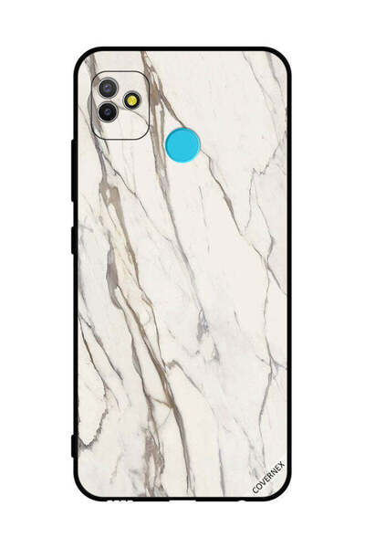 Covernex غطاء حماية لهاتف تكنو بوب 5 بنمط رخامي متشقق كلاسيكي