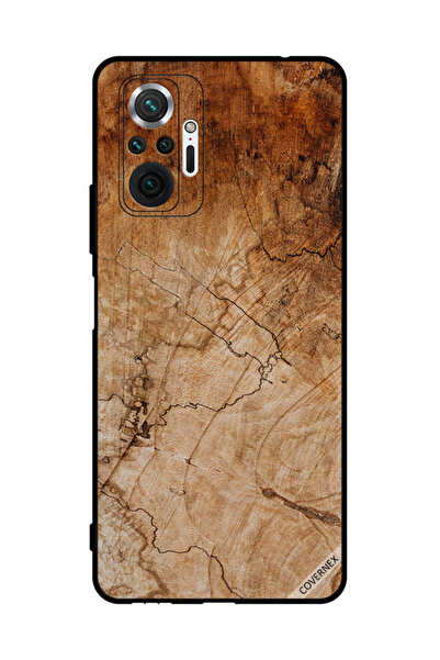 Covernex غطاء حماية لهاتف شاومي ريدمي نوت 10 برو بنمط خشبي عتيق