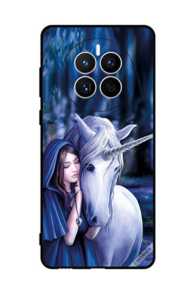 Covernex غطاء حماية لهاتف هواوي ميت 50 - فتاة تحب وحيد القرن