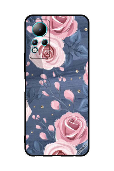 Covernex غطاء حماية لهاتف إنفينيكس نوت 11 بنقشة الورود والأوراق