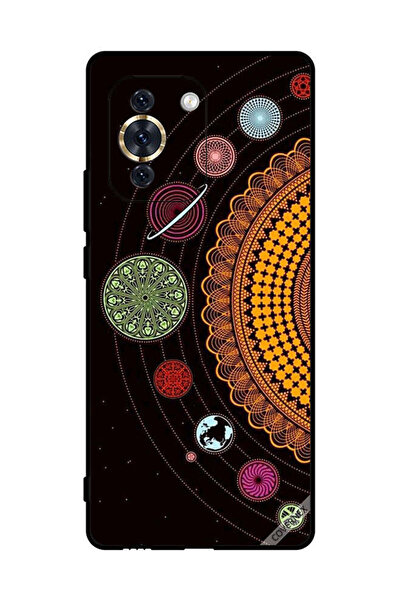 Covernex غطاء حماية لهاتف هواوي نوفا 10 بتصميم ماندالا للنظام الشمسي