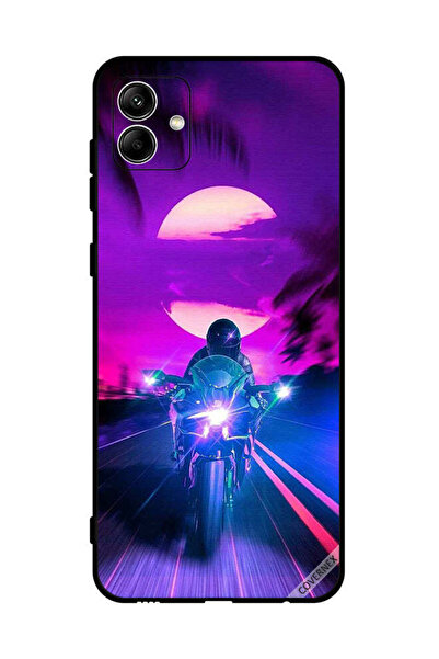 Covernex Protective Case Cover For Samsung Galaxy A04 4G Man On Bike Wallpaper