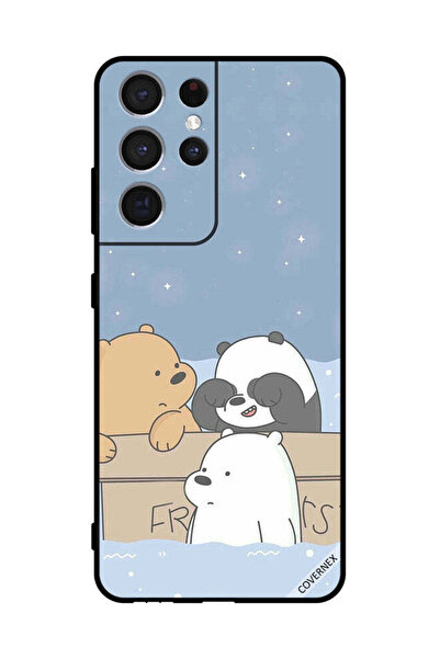 Covernex غطاء حماية لهاتف سامسونج S21 Ultra 5G Bear Friends