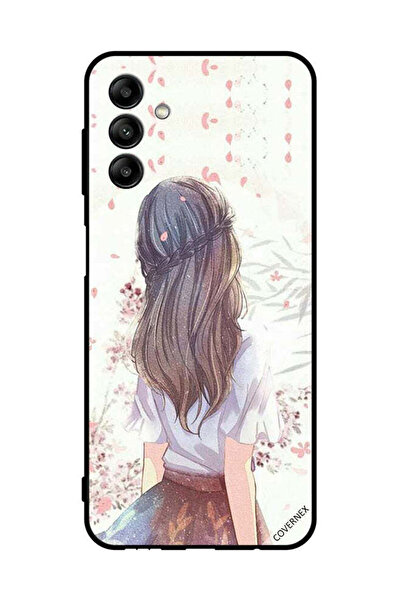 Covernex غطاء حماية لهاتف سامسونج جالاكسي A04s، فتاة لطيفة في تفكير عميق