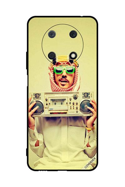 Covernex غطاء حماية لهاتف هواوي نوفا واي 90 يحمل جهاز موسيقى عتيق