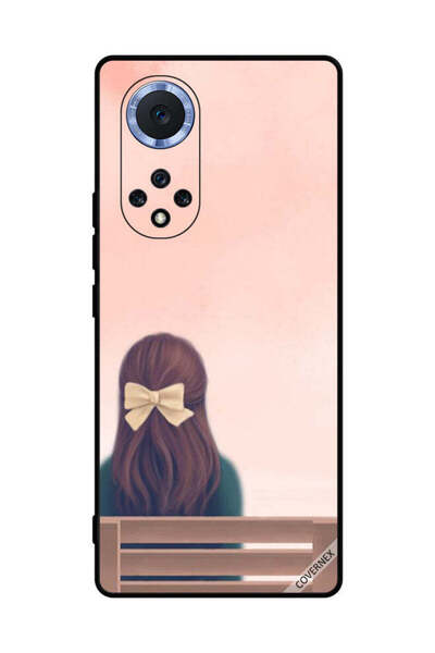 Covernex غطاء حماية لهاتف Honor 50 Pro - فتاة لطيفة وحيدة
