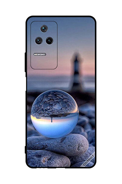 Covernex غطاء حماية لهاتف شاومي بوكو F4 5G، تصوير الطبيعة في زجاج دائري