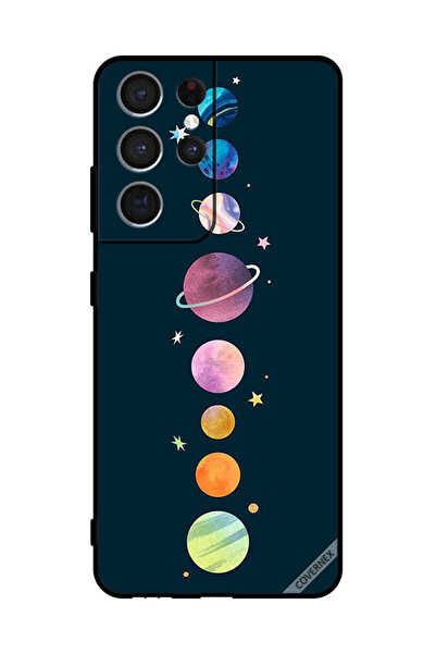 Covernex غطاء حماية لهاتف سامسونج S21 ألترا 5G - الفضاء والنجوم