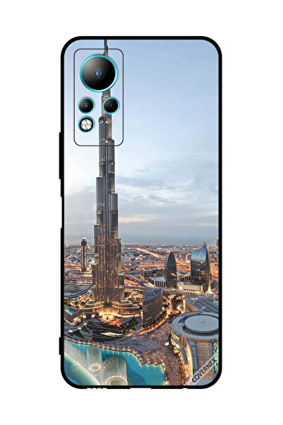 Covernex غطاء حماية لهاتف إنفينيكس نوت 11، منظر جميل لوسط مدينة دبي