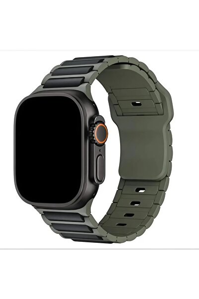 Dexmon سوار سيليكون متوافق مع ساعة أبل 11 10 9 8 7 6 SE Ultra مقاس 42 44 45 4...