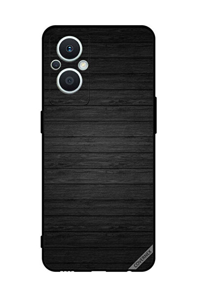 Covernex غطاء حماية لهاتف Oppo Reno 7 Lite بنمط خشبي داكن