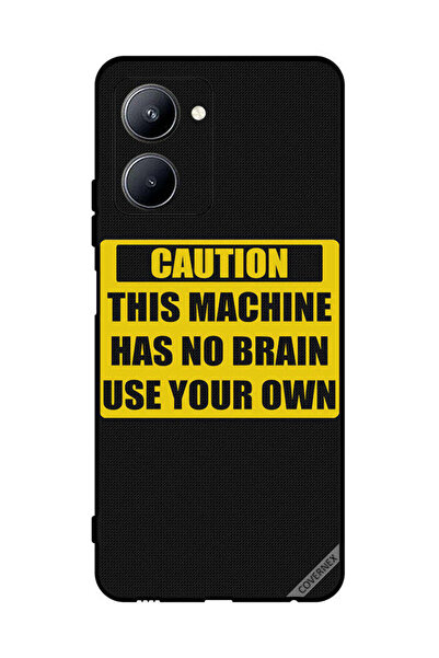 Covernex غطاء حماية لهاتف Realme C33 تحذير: هذا الجهاز لا يحتوي على دماغ استخ...