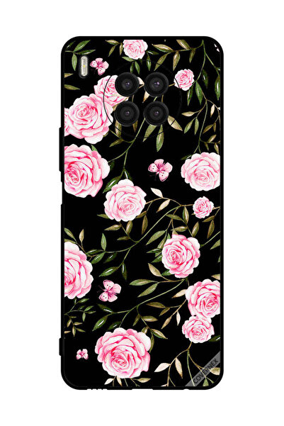 Covernex غطاء حماية لهاتف Honor 50 Lite ورود في باقات من الأوراق الصغيرة