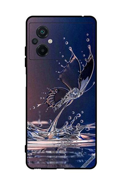 Covernex غطاء حماية لهاتف شاومي بوكو M5 4G - قطرات الماء - فراشة