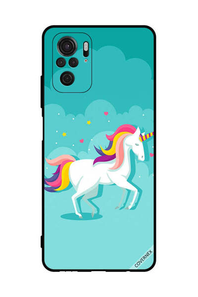 Covernex غطاء حماية لهاتف شاومي ريدمي نوت 10 إس 4 جي - وحيد القرن يمشي