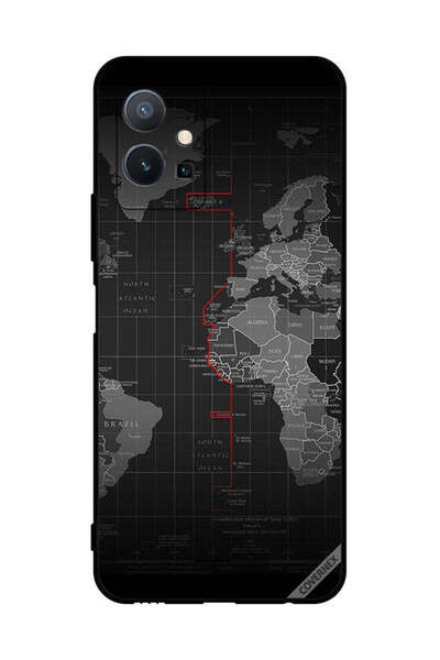 Covernex غطاء حماية لهاتف vivo T1 5G بطبعة حدود المحيط