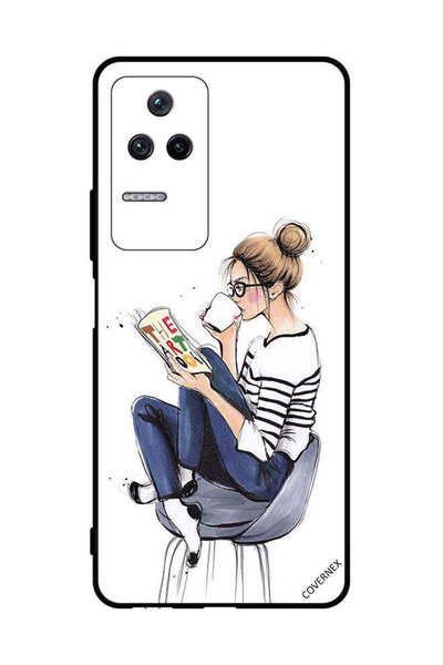 Covernex غطاء حماية لهاتف Xiaomi Poco F4 5G قراءة كتاب الفن