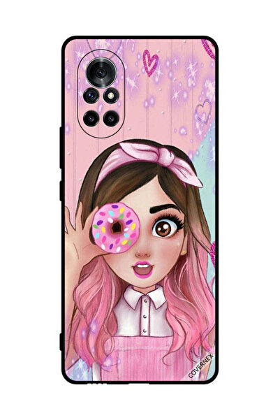 Covernex Protective Case Cover For Huawei Nova 8 Donut Lover Girl Art
