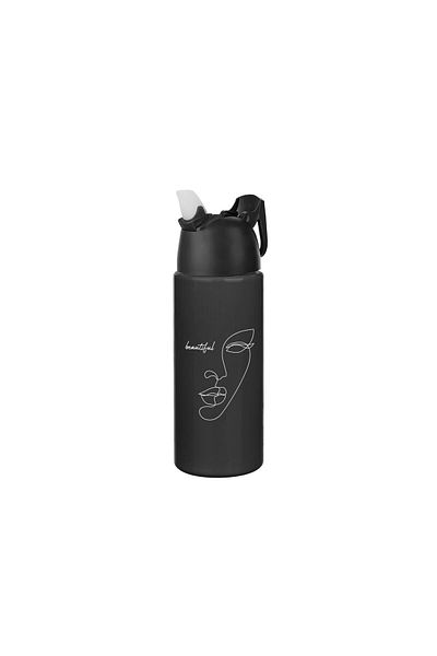 Cosiness Beautiful Life Patterned 500 ml Pc Flask - Water Bottle