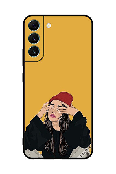 Covernex غطاء حماية لهاتف سامسونج S22+ 5G - فن فتاة حزينة