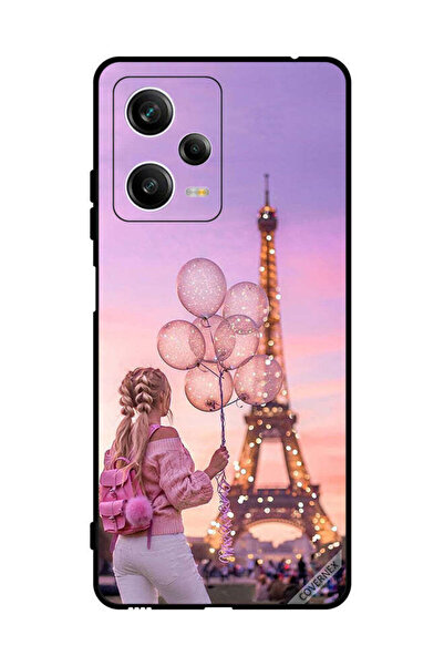Covernex غطاء حماية لهاتف شاومي ريدمي نوت 12 برو فتاة تحمل بالونات