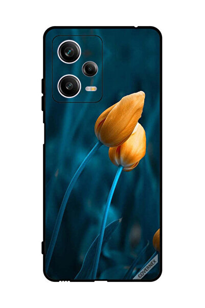 Covernex Protective Case Cover For Xiaomi Redmi Note 12 Pro Two Cute Flowers