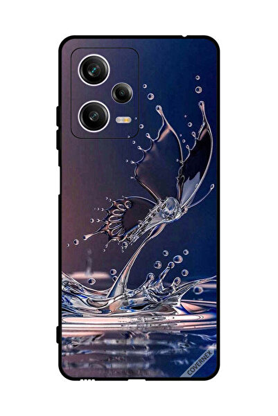 Covernex غطاء حماية لهاتف شاومي ريدمي نوت 12 برو - قطرات الماء - فراشة