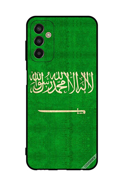 Covernex غطاء حماية لهاتف سامسونج جالاكسي M13 بعلم المملكة العربية السعودية ا...