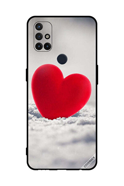 Covernex غطاء حماية لهاتف OnePlus Nord N10 5G بتصميم قلب أحمر جميل