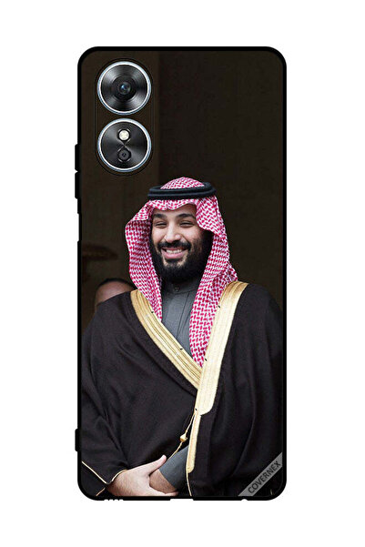 Covernex غطاء حماية لهاتف أوبو A17 محمد بن سلمان مبتسمًا