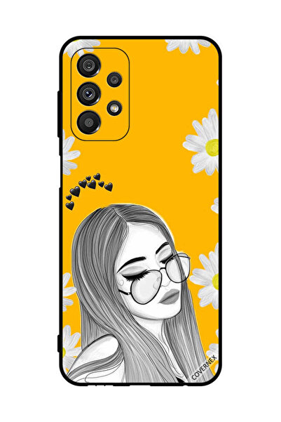 Covernex Protective Case Cover For Samsung Galaxy A23 5G Glasses Girl Art