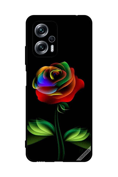 Covernex Protective Case Cover For Xiaomi Redmi Note 11T Pro Rainbow Color Rose