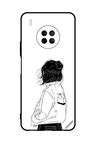 Covernex غطاء حماية لهاتف هواوي Y9A فتاة تفكر بعمق كبير