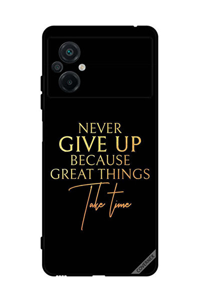 Covernex غطاء حماية لهاتف Xiaomi Poco M5 4G لا تستسلم أبدًا لأن الأشياء العظي...