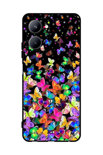 Covernex غطاء حماية لهاتف Realme C33 بنقشة فراشات صغيرة